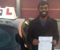 Nava with Driving test pass certificate